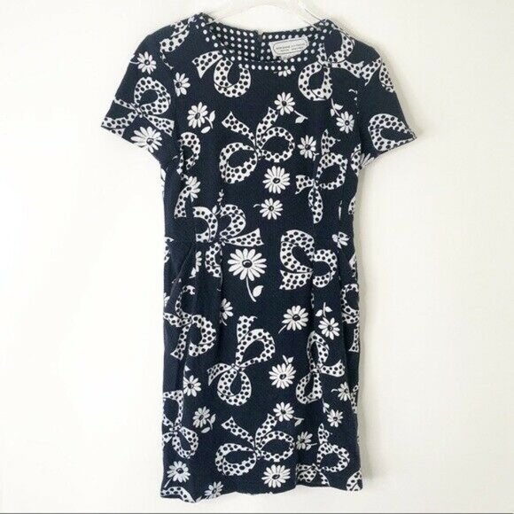 Adrienne Vittadini Dresses & Skirts - Adrienne Vittadini Petite Bow Print Mini Dress